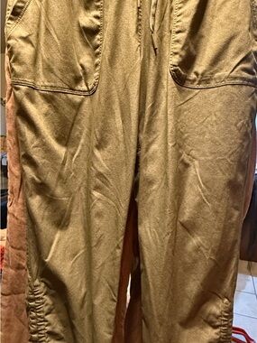 The North Face Olive Track Joggers with Drawstring Waist